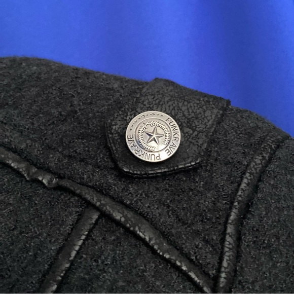 Punk Rave Wool Coat 🖤 - Picture 6 of 14